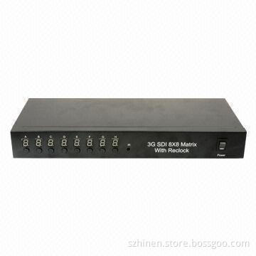 3G SDI 8*8 Matrix with Reclock 3G SDI Matrix